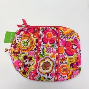 Vera Bradley Disney Parks Bouncing Bouquet Large Cosmetic NWT